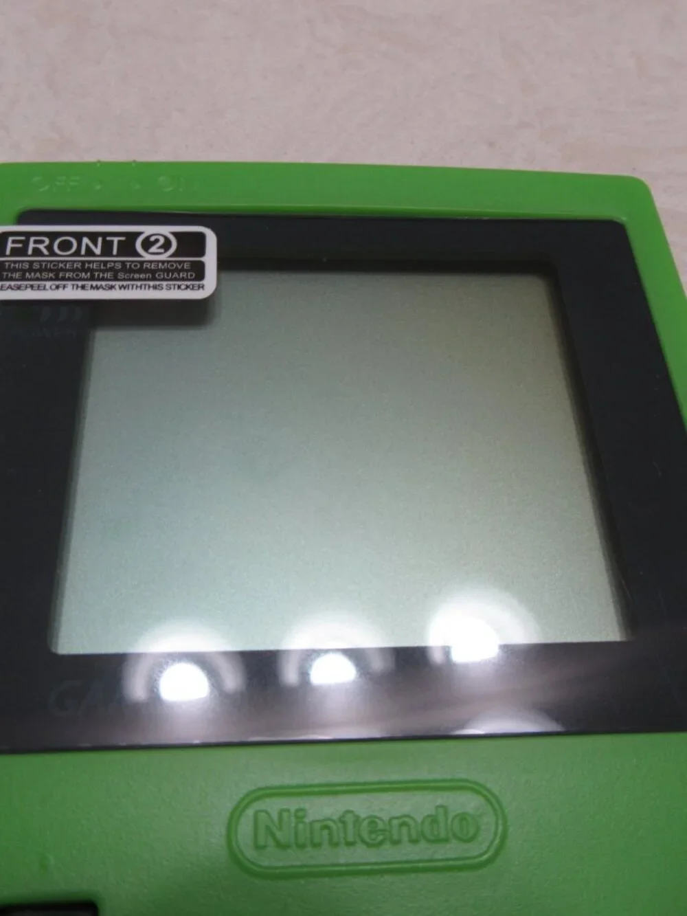 Refurbished to Like New Gameboy Pocket Green with Audio Amplifier